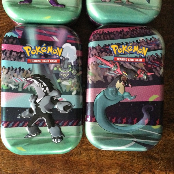 Pokemon Tins empty Set of Five - Picture 7 of 7